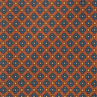 Mattone silk twill tie with floral print Alternative Image