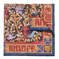 Blue love scarf Alternative Image