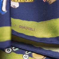 Acid green mendoza scarf Alternative Image