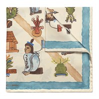 Cream mendoza scarf Alternative Image