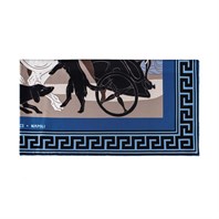 Artemis and Apollo scarf indigo Alternative Image