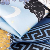 Artemis and Apollo scarf indigo Alternative Image