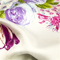 Villa Lucia scarf in aqua green Alternative Image