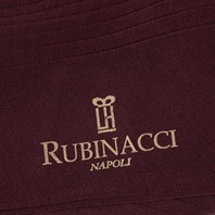 Calze in filo di Scozia a costina vino Immagine alternativa