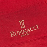 Calze in filo di Scozia a costina rosso Immagine alternativa