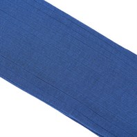 Blue ribbed lisle socks Alternative Image