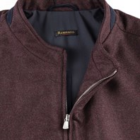 Bordeaux vest in wool and cashmere Alternative Image