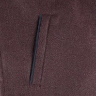 Bordeaux vest in wool and cashmere Alternative Image