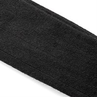 Black wide-ribbed socks Alternative Image