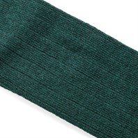 Green wide-ribbed socks Alternative Image