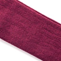Bordeaux wide-ribbed socks Alternative Image