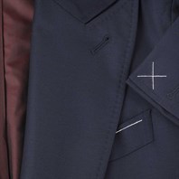 Giacca in Lana “Green Certified” blu Immagine alternativa