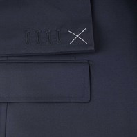 Giacca in Lana “Green Certified” blu Immagine alternativa