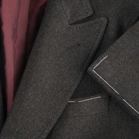 Military green wool jacket Alternative Image