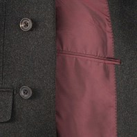 Military green wool jacket Alternative Image