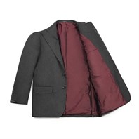 Military green wool jacket Alternative Image