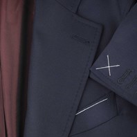 Giacca in Lana “Green Certified” blu Immagine alternativa