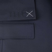 Giacca in Lana “Green Certified” blu Immagine alternativa