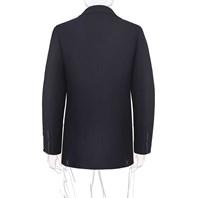 Giacca in cashmere spigato blu Immagine alternativa