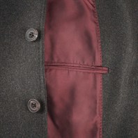 Military green wool jacket Alternative Image