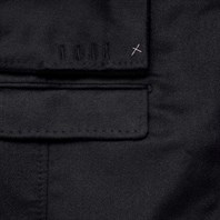 Black cashmere single-breasted jacket Alternative Image