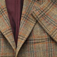 Vintage Archive green check wool jacket Alternative Image
