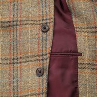 Vintage Archive green check wool jacket Alternative Image