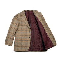 Vintage Archive green check wool jacket Alternative Image