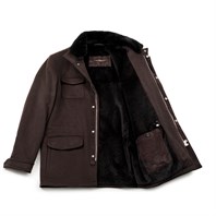 Brown cashmere jacket Alternative Image