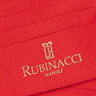 Red wide-ribbed cotton socks Alternative Image