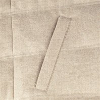 Beige quilted wool and cashmere vest Alternative Image