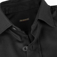 Black wool overshirt Alternative Image