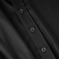 Black wool overshirt Alternative Image