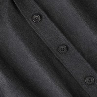 Grey wool and silk overshirt Alternative Image