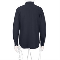 Blue cashmere overshirt Alternative Image