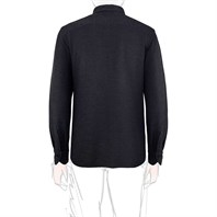 Grey cashmere overshirt Alternative Image