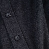 Grey cashmere overshirt Alternative Image