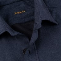 Blue cashmere overshirt Alternative Image