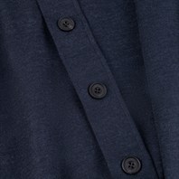 Blue cashmere overshirt Alternative Image