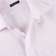 Pink linen shirt Alternative Image