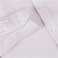 Pink linen shirt Alternative Image