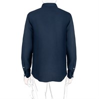 Blue linen shirt Alternative Image