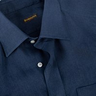 Blue linen shirt Alternative Image
