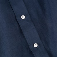 Blue linen shirt Alternative Image