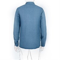 Light denim cotton shirt Alternative Image