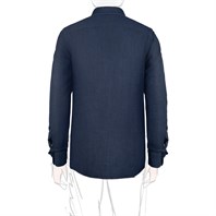 Dark denim cotton shirt Alternative Image