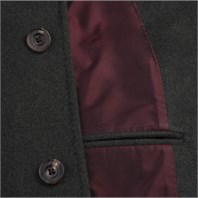 Green cashmere coat Alternative Image