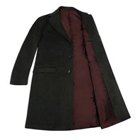 Green cashmere coat Alternative Image