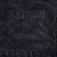 Blue cashmere cardigan Alternative Image