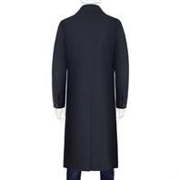 Blue cashmere coat Alternative Image